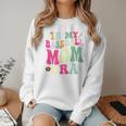 In My Baseball Mom Era Baseball Mama Premium Women Crewneck Sweatshirt