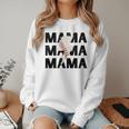 Baseball Mom Game Day Baseball Season Gameday Sports Mama Women Crewneck Sweatshirt