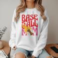 Baseball Mom Game Day Trendy Pink Leopard Mama Premium Women Crewneck Sweatshirt Baseball Mom Game Day Trendy Pink Leopard Mama Premium Women Crewneck Sweatshirt
