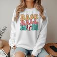 Baseball Mom Groovy Baseball Mom Women Crewneck Sweatshirt Baseball Mom Groovy Baseball Mom Women Crewneck Sweatshirt