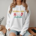 I Am A Baseball Mom With A Hood Playlist Premium Women Crewneck Sweatshirt I Am A Baseball Mom With A Hood Playlist Premium Women Crewneck Sweatshirt