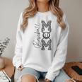 Baseball Mom Leopard Women Crewneck Sweatshirt Baseball Mom Leopard Women Crewneck Sweatshirt