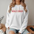 Baseball Mom Mama Baseball Lover Premium Women Crewneck Sweatshirt