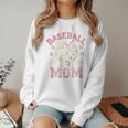 Baseball Mom Mama Mother's Dog In My Baseball Mom Era Women Crewneck Sweatshirt Baseball Mom Mama Mother's Dog In My Baseball Mom Era Women Crewneck Sweatshirt