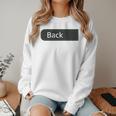 Baseball Mom Moms Against Baseball Pants On Back Women Crewneck Sweatshirt