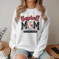 Baseball Mom Red Varsity Baseball Mama Cute Mother's Day Women Crewneck Sweatshirt Baseball Mom Red Varsity Baseball Mama Cute Mother's Day Women Crewneck Sweatshirt