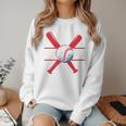 Baseball Mom Red Women Crewneck Sweatshirt Baseball Mom Red Women Crewneck Sweatshirt