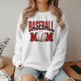 Baseball Mom Sports Red Women Crewneck Sweatshirt Baseball Mom Sports Red Women Crewneck Sweatshirt