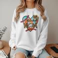 Baseball Mom Valentine Leopard Heart Softball Mother's Day Women Crewneck Sweatshirt Baseball Mom Valentine Leopard Heart Softball Mother's Day Women Crewneck Sweatshirt