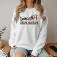 Baseball Nanna Women BallPark Nanna Baseball Mom Women Crewneck Sweatshirt