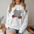 My Boy Might Not Always Swing Baseball Mom Premium Women Crewneck Sweatshirt