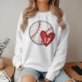 Custom Baseball Mom Number 17 Heart For Mom Mommy Premium Women Crewneck Sweatshirt Custom Baseball Mom Number 17 Heart For Mom Mommy Premium Women Crewneck Sweatshirt