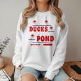 Cute Ducks On The Pond Cute Baseball Mom T-Shirt Women Crewneck Sweatshirt