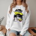 Ecuador Baseball Mom Ecuadorian Baseball Girl Women Crewneck Sweatshirt