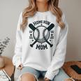 Home Run Mom Shirt Baseball Mom Mother's Day Women Crewneck Sweatshirt