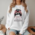 Kinda Busy Raising Ballers Messy Bun Funny Baseball Mom Women Crewneck Sweatshirt Kinda Busy Raising Ballers Messy Bun Funny Baseball Mom Women Crewneck Sweatshirt