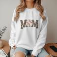 Leopard Baseball Mom Baseball Mama Retro Cute Mother's Day Premium Women Crewneck Sweatshirt Leopard Baseball Mom Baseball Mama Retro Cute Mother's Day Premium Women Crewneck Sweatshirt