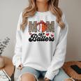 Mom Of Ballers Basketball Baseball Mom Of Ballers Women Crewneck Sweatshirt Mom Of Ballers Basketball Baseball Mom Of Ballers Women Crewneck Sweatshirt