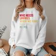 Who Needs Umpires When We Have Baseball Moms Vintage Women Crewneck Sweatshirt Who Needs Umpires When We Have Baseball Moms Vintage Women Crewneck Sweatshirt