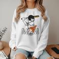Proud Baseball MOM Sports & Softball Nostalgia Women Crewneck Sweatshirt Proud Baseball MOM Sports & Softball Nostalgia Women Crewneck Sweatshirt
