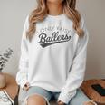 I Only Raise Ballers Baseball Mom & Parent Sports Raglan Baseball Tee Women Crewneck Sweatshirt I Only Raise Ballers Baseball Mom & Parent Sports Raglan Baseball Tee Women Crewneck Sweatshirt