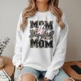 Retro Baseball Mom Mama Baseball Life Mother's Day Baseball Women Crewneck Sweatshirt Retro Baseball Mom Mama Baseball Life Mother's Day Baseball Women Crewneck Sweatshirt