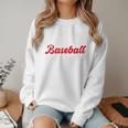 Retro Baseball Mom Mother's Day Weekend Forecast Baseball Premium Women Crewneck Sweatshirt Retro Baseball Mom Mother's Day Weekend Forecast Baseball Premium Women Crewneck Sweatshirt