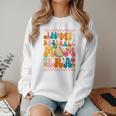 Retro Groovy In My Baseball Mom Era Happy Women Premium Women Crewneck Sweatshirt Retro Groovy In My Baseball Mom Era Happy Women Premium Women Crewneck Sweatshirt