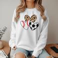 Soccer Baseball Heart Soccer Baseball Mom Women Crewneck Sweatshirt Soccer Baseball Heart Soccer Baseball Mom Women Crewneck Sweatshirt