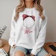 Softball Baseball Mom Floral Tee Mother's Day Premium Women Crewneck Sweatshirt Softball Baseball Mom Floral Tee Mother's Day Premium Women Crewneck Sweatshirt