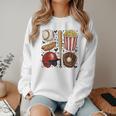 Tis The Season Baseball Mom Game Day Cheering Sports Lover Women Crewneck Sweatshirt