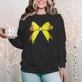 Baseball Bow Baseball Mom Women Baseball Mama Women Crewneck Sweatshirt Baseball Bow Baseball Mom Women Baseball Mama Women Crewneck Sweatshirt