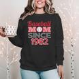 Baseball Mom Since 1982 Women Crewneck Sweatshirt Baseball Mom Since 1982 Women Crewneck Sweatshirt