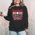 Baseball Mom Since 1990 Women Crewneck Sweatshirt Baseball Mom Since 1990 Women Crewneck Sweatshirt
