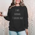 Baseball Mom And Coach Quote For Gameday Women Crewneck Sweatshirt