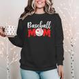 Baseball Mom Cute Letter Print Women Cute Mother's Day Women Crewneck Sweatshirt Baseball Mom Cute Letter Print Women Cute Mother's Day Women Crewneck Sweatshirt