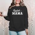 Baseball Mom Design Women Crewneck Sweatshirt