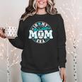 Baseball Mom Era Game Day Women's Women Crewneck Sweatshirt Baseball Mom Era Game Day Women's Women Crewneck Sweatshirt