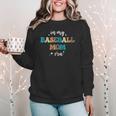 In My Baseball Mom Era Baseball Lover Groovy Vintage Retro Women Crewneck Sweatshirt In My Baseball Mom Era Baseball Lover Groovy Vintage Retro Women Crewneck Sweatshirt