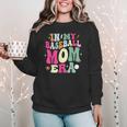 In My Baseball Mom Era Baseball Mama Women Crewneck Sweatshirt In My Baseball Mom Era Baseball Mama Women Crewneck Sweatshirt