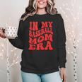 In My Baseball Mom Era Red Women Crewneck Sweatshirt In My Baseball Mom Era Red Women Crewneck Sweatshirt