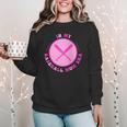 In My Baseball Mom Era Retro Game Day Mom Era 2 Sides Women Crewneck Sweatshirt In My Baseball Mom Era Retro Game Day Mom Era 2 Sides Women Crewneck Sweatshirt
