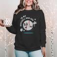 In My Baseball Mom Era Retro Baseball Mom Home Runs Women Crewneck Sweatshirt