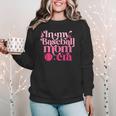 In My Baseball Mom Era Retro Mom Life Mother's Day 2024 Women Crewneck Sweatshirt