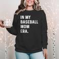 In My Baseball Mom Era Son Baseball Player Pitcher Catcher Women Crewneck Sweatshirt In My Baseball Mom Era Son Baseball Player Pitcher Catcher Women Crewneck Sweatshirt
