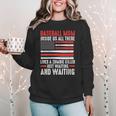 Baseball Mom Inside Us All There Lives a Zombie Sport Women Crewneck Sweatshirt