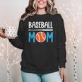 Baseball Mom Leopard Print Baseball Mama Women Mother's Day Women Crewneck Sweatshirt Baseball Mom Leopard Print Baseball Mama Women Mother's Day Women Crewneck Sweatshirt