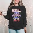 Baseball Mom Loud & Proud Since 1975 Women Crewneck Sweatshirt Baseball Mom Loud & Proud Since 1975 Women Crewneck Sweatshirt