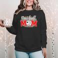 Baseball Mom Mother's Day For Mom Game Day Outfit Women Crewneck Sweatshirt Baseball Mom Mother's Day For Mom Game Day Outfit Women Crewneck Sweatshirt