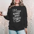 Baseball Mom Tees Moms Against Baseball Pants Women Crewneck Sweatshirt Baseball Mom Tees Moms Against Baseball Pants Women Crewneck Sweatshirt